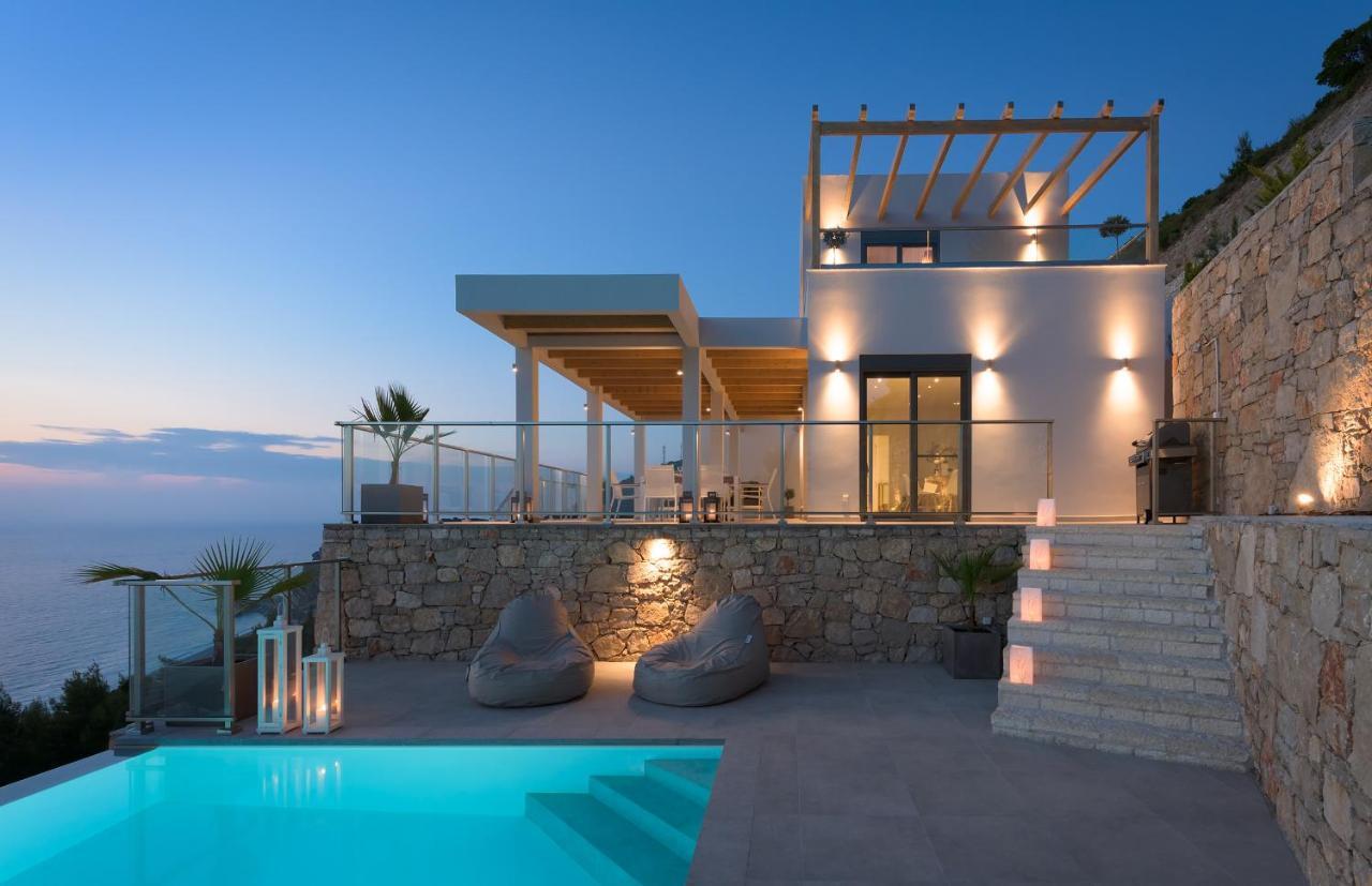 Kathisma Bay Villas - Luxury Villas - Villa Helios Kalamitsi  Ngoại thất bức ảnh