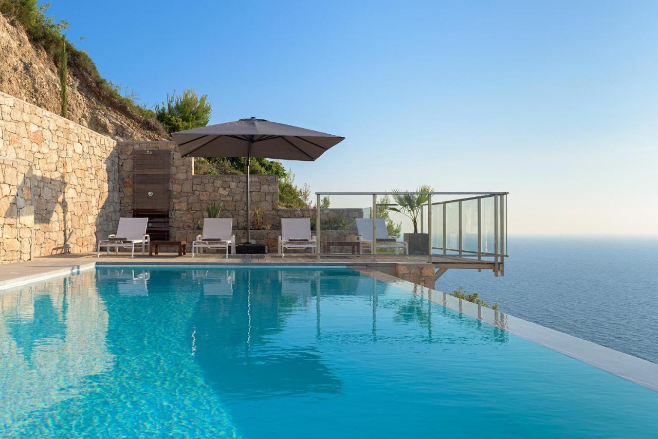 Kathisma Bay Villas - Luxury Villas - Villa Helios Kalamitsi  Ngoại thất bức ảnh